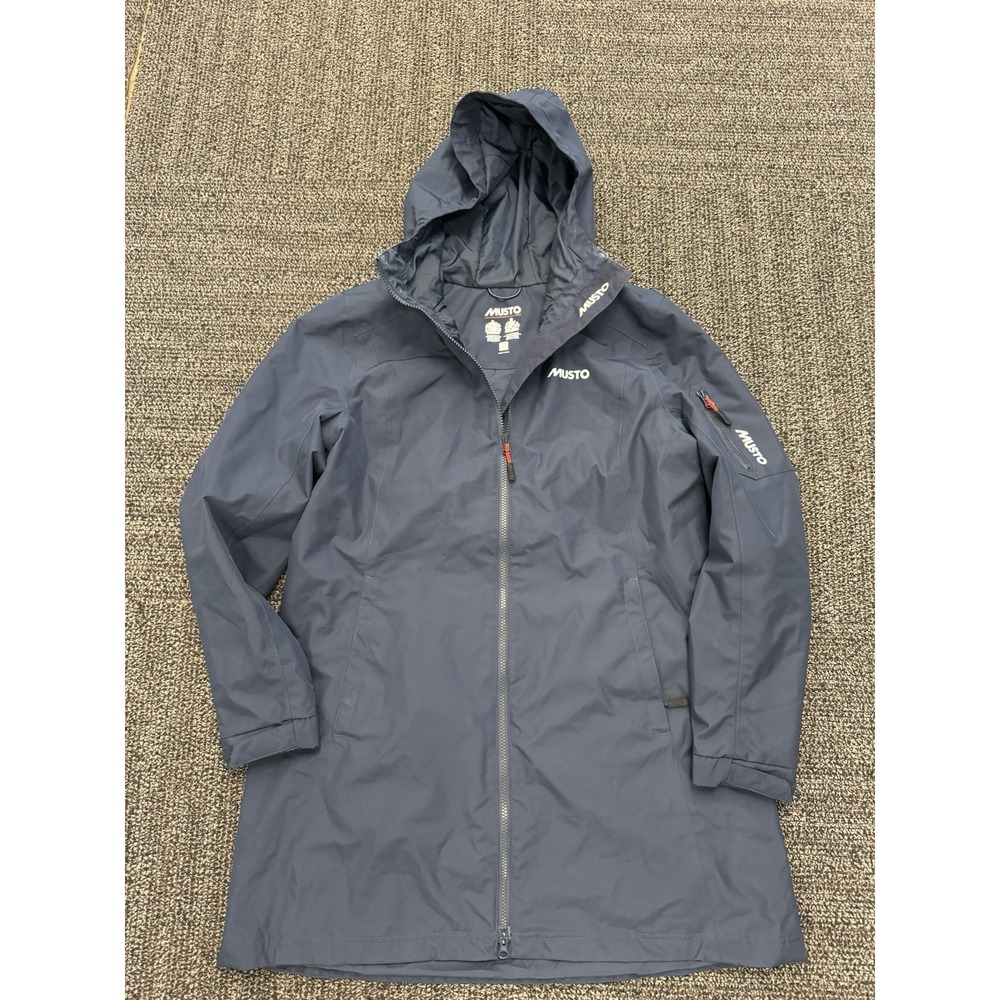 Musto Sardinia BR1 Dark Blue Sailing Rain Jacket Mens Size 10 Europe